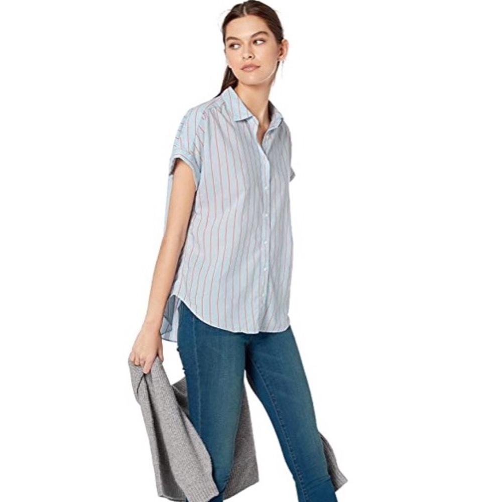 🆕Goodthreads Poplin Button-Front Shirt - Picture 2 of 4